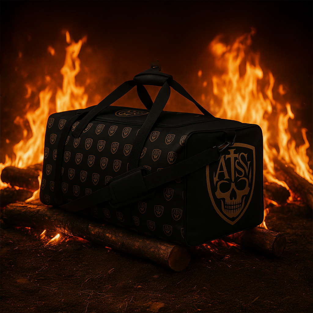 ATSY Black Duffle Bag | Rugged Utility, Street-Ready Style