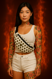 ATSY White Sling Pack | Hands-Free Utility, Street-Ready Edge