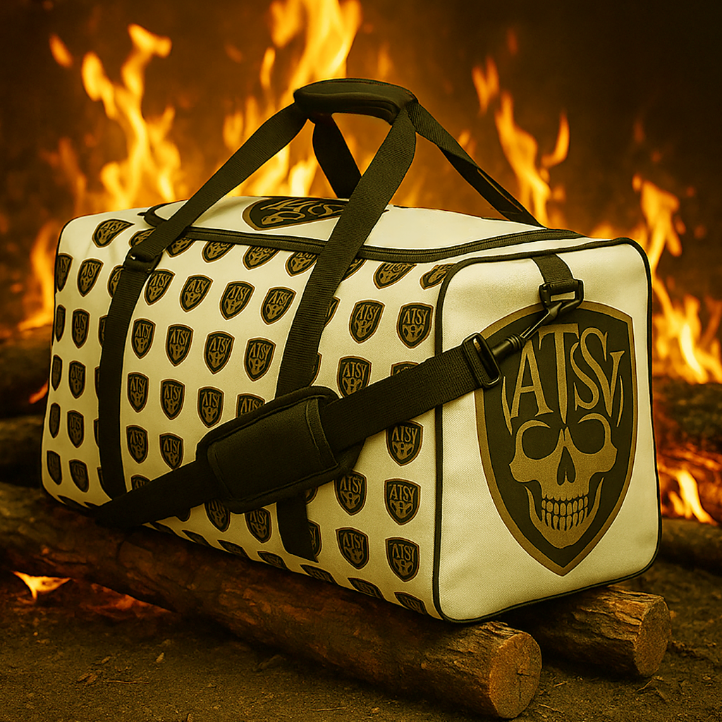 ATSY Beige Duffle Bag | Rugged Utility, Street-Ready Style