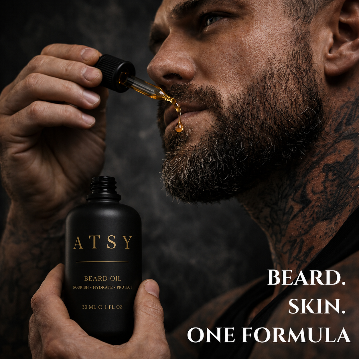 ATSY Performance Serum – 2 Bottle Bundle (Luxury Men's Skin Serum)