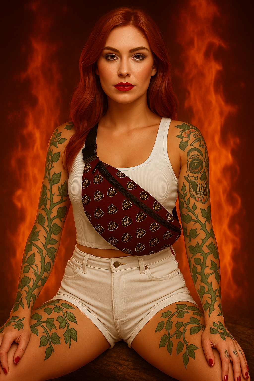 ATSY Burgundy Sling Pack | Hands-Free Utility, Street-Ready Edge