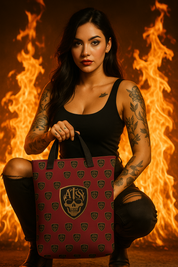 ATSY Burgundy Tote Bag | Street-Ready Utility, Everyday Strength