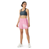 ATSY Pink Unisex Athletic Long Shorts | Performance, Strength, and Street Style